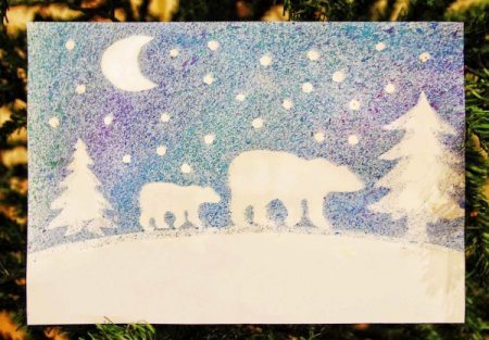 Набрызг красками