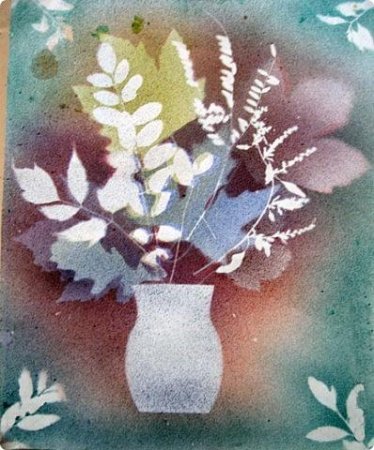 Набрызг техника рисования