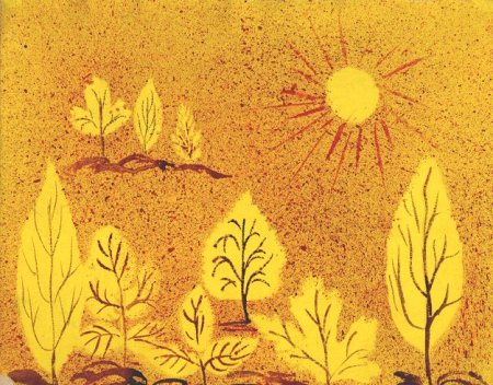 Нетрадиционное рисование разбрызгивание