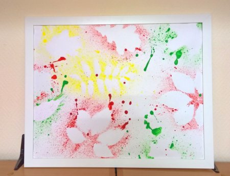 Нетрадиционная техника набрызг