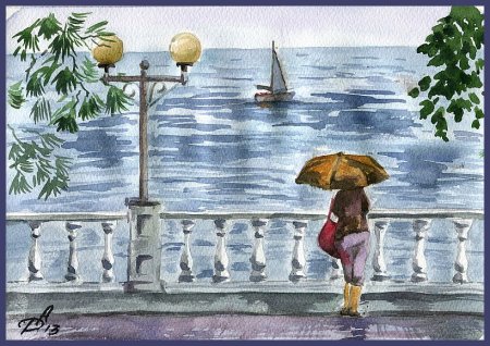 Геленджик рисунок