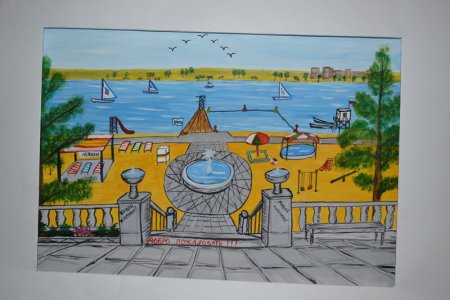 Рисунок на тему набережная