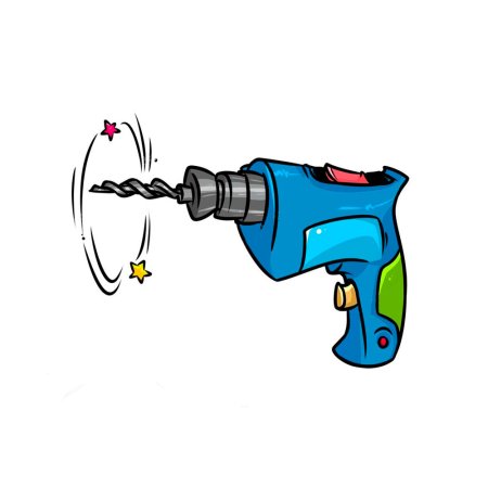 Дрель мультяшная