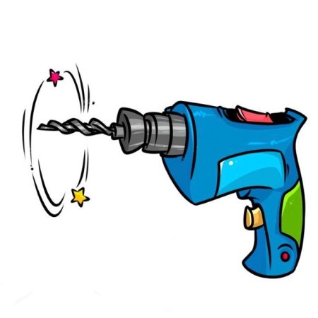 Дрель мультяшная