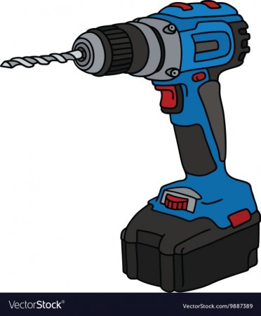 Дрель раскраска