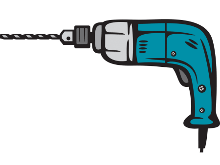 Дрель раскраска