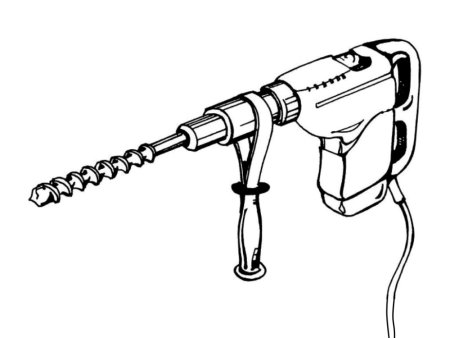 Дрель рисунок для детей