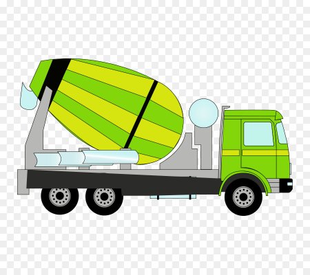 Бетоновоз вектор