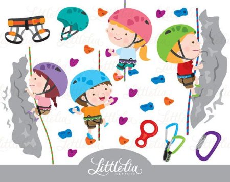 Скалолазы детские иллюстрации