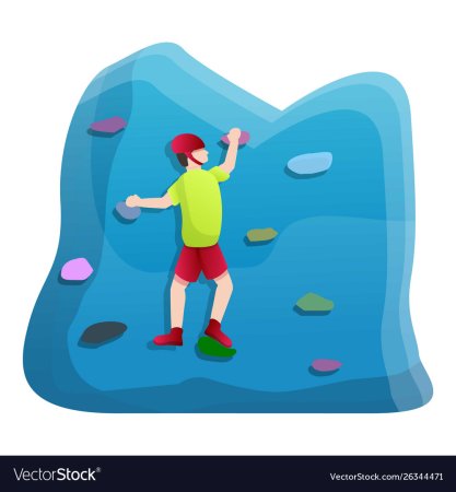 Скалодром иконка вектор