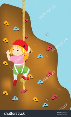 Скалодром рисунок