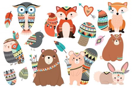 Животные в скандинавском стиле