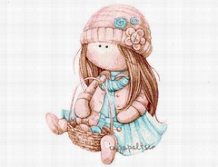 Куколка акварель