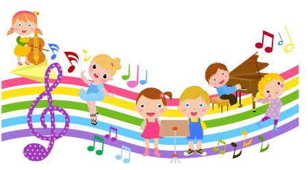 Фон музыкальный детский