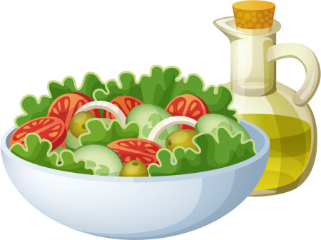 Тарелка с едой вектор