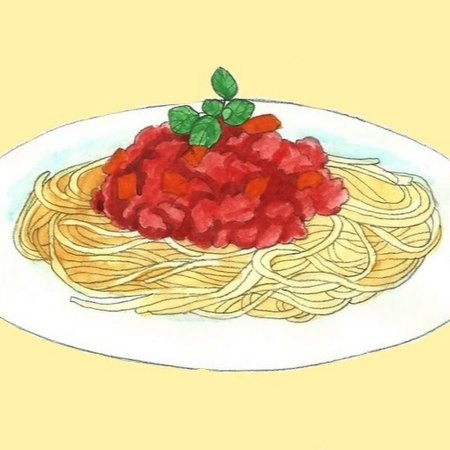 Спагетти мультяшный