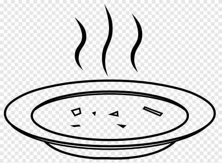 Тарелка раскраска для детей