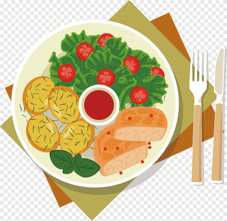 Тарелка с едой для детей