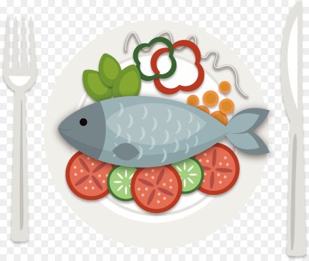 Рыбные блюда иллюстрация