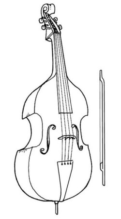 Зарисовка скрипки