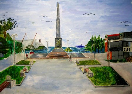 Рисунок города Туапсе