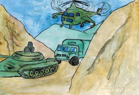 Рисунок на тему война