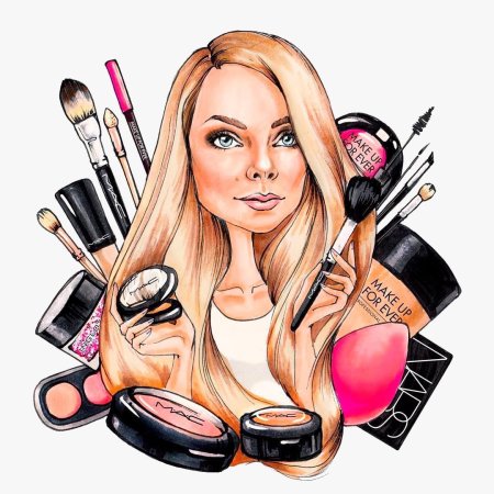 Стилистика и искусство визажа рисунок