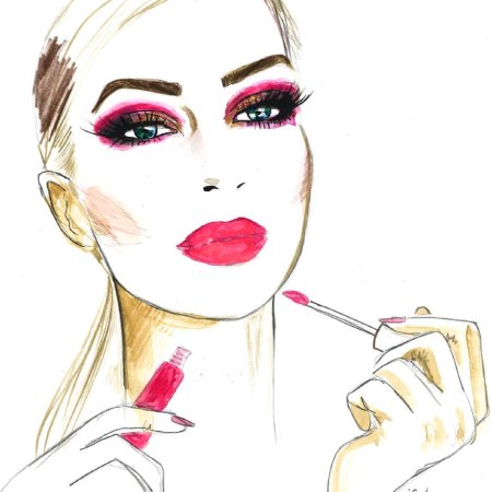 Раскраска макияж