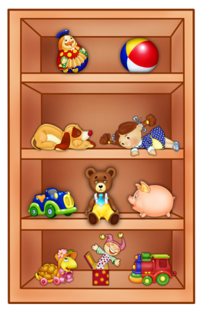 Полки для игрушек