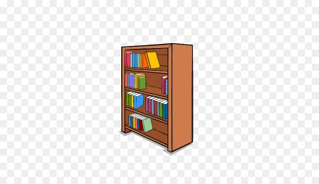 Книжный стеллаж сбоку