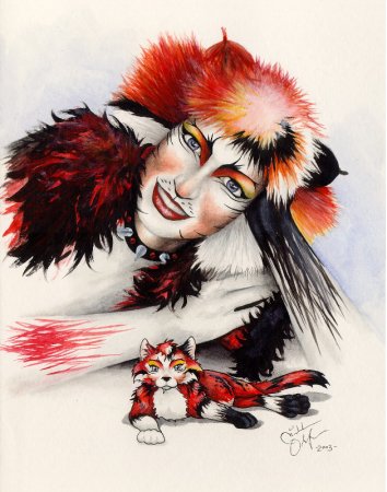 Гризабелла рисунок легко