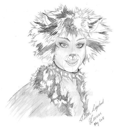 Гризабелла кошки рисунок