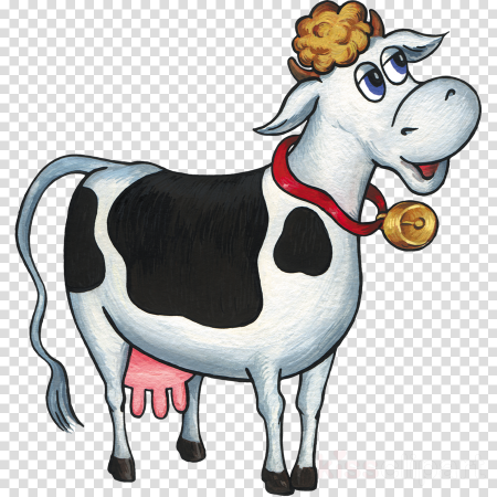 Корова мультяшная