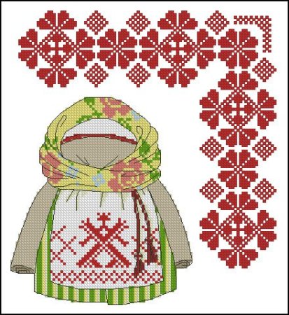 Оберег вышивка Крупеничка