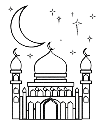Мечеть карандашом