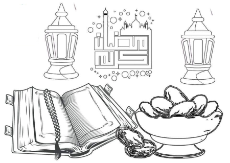 Рисунки на Рамадан для детей