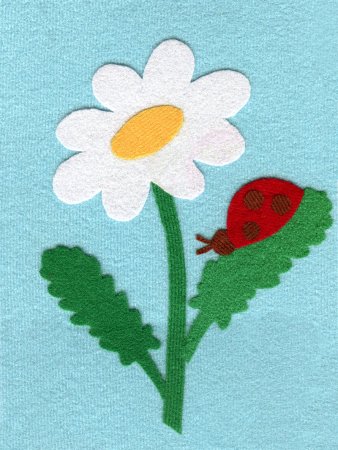 Аппликация цветов