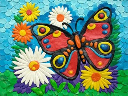 Пластилиновая живопись для детей