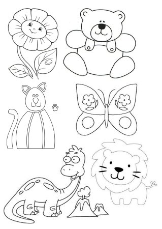 Эскиз аппликации из ткани