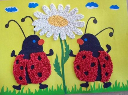 Торцевание Божья коровка