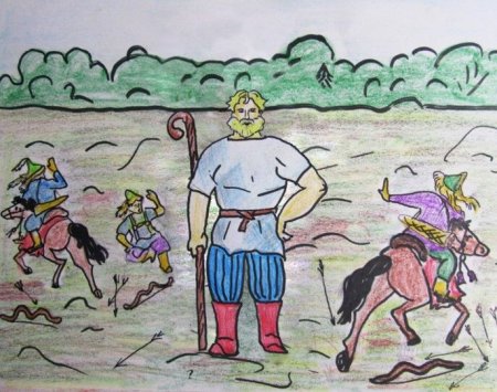 Три богатыря рисунок