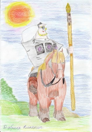Рисование богатыря