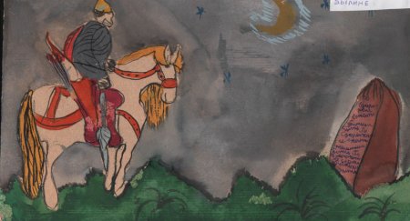 Разукрашку Илья Муромца