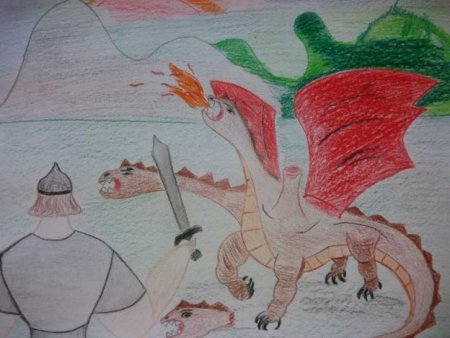 Портрет богатыря Ильи Муромца