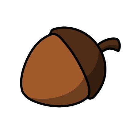 Нарисовать орех