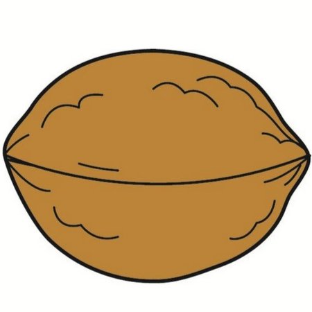 Орешки раскраска