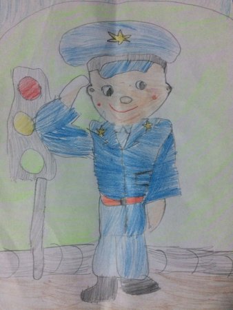 Рисование полицейский