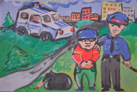 Милиция рисунок