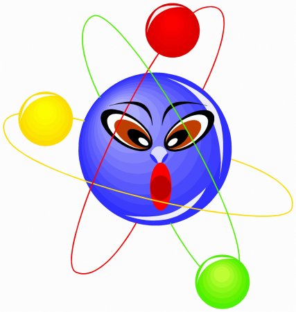 Атом мультяшный