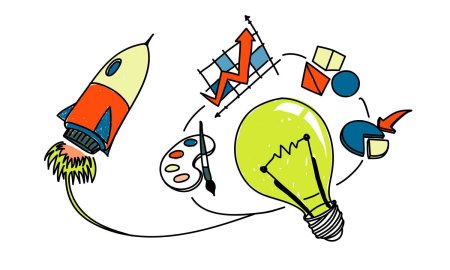 Ученый раскраска для детей